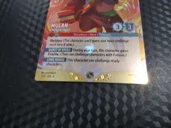Disney Lorcana Challenge Mulan Charging Ahead DLC Exclusive Foil Promo Card 3/C2 - Image 2
