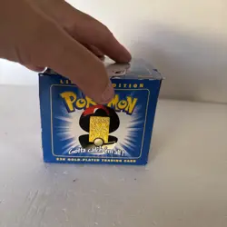 Pokemon Mewtwo 23K Gold Plated Card 1999 Burger King SEALED in Box With Ball - Image 3