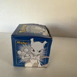 Pokemon Mewtwo 23K Gold Plated Card 1999 Burger King SEALED in Box With Ball - Image 4