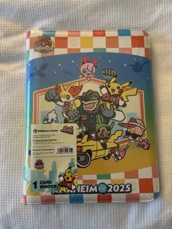 2025 Pokemon World Championships 9 Pocket Card Binder Anaheim Worlds - Image 2