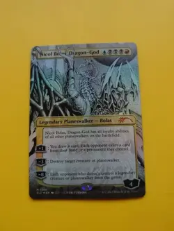 Nicol Bolas. Dragon-God (1246) SLD FOIL Borderless Magic the Gathering Card. - Image 1