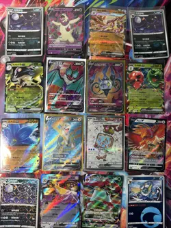 Pokemon 16 Card Lot nm V Max Mega Amazing Ex HOLO Rare Hits Only B90 - Image 1