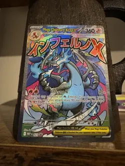 Pokemon Card Mega Charizard X ex Full Art Promo Holo 023 English - Image 2
