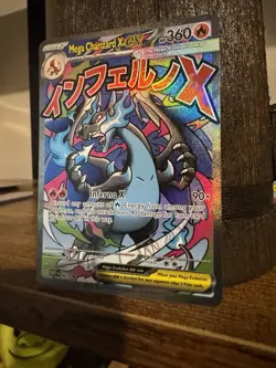 Pokemon Card Mega Charizard X ex Full Art Promo Holo 023 English - Image 3