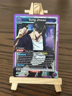 Union Arena Solo Leveling Sung Jinwoo card Super Rare SR UE17BT/SLG-1-021 NM - Image 1