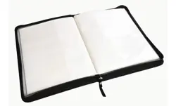 Top Deck 500 Card Ringless Zip Around Binder 9 Pocket Pages Side Load White - Image 3