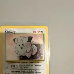 Pokemon Clefairy 5/102 Base Set Holo Rare 40 HP Wizards of the Coast Card - Image 4