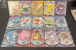 Pokemon Topps TV Animation Series Non-Holo Lot 46 Cards Total - Image 1