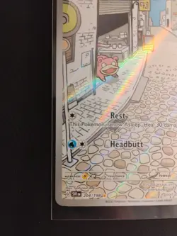 Pokemon TCG Slowpoke 204/198 Illustration Rare, Scarlet and Violet Base Set Card - Image 5