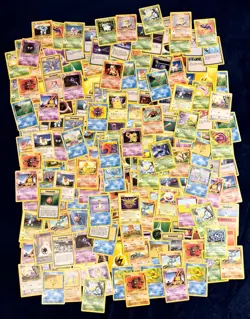 Pokemon Card WOTC Vintage - Base Set Jungle Fossil - Lot of 200 - Zapdos Lapras - Image 1