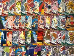 Collection Bulk Lot 150+ Pokemon Cards Vintage Topps TV Animation Green Logo NM - Image 2
