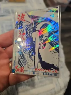 One Piece Collectible Trading Thick Card Stock Boa Hancock OP-SGR-S010 Holo - Image 2