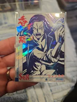 One Piece Collectible Thick Card Stock Foil Card Shanks SGR-S005 - Image 1