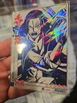 One Piece Collectible Thick Card Stock Foil Card Shanks SGR-S005 - Image 2