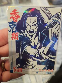 One Piece Collectible Thick Card Stock Foil Card Shanks SGR-S005 - Image 5