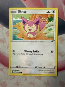 Skitty Common SWSH08: Fusion Strike 210/264 NM English Pokemon Card - Image 1