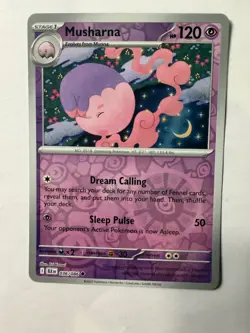 Musharna SV: Black Bolt 036/086 NM English Pokemon Card - Image 1