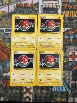 Voltorb 67/102 Base Set Pokemon Card WotC (x4) - Common - Vintage- Set Of 4 💎🔥 - Image 1