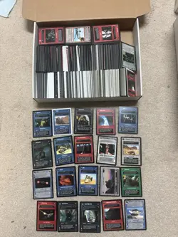 Box of loose star wars ccg cards - Image 1