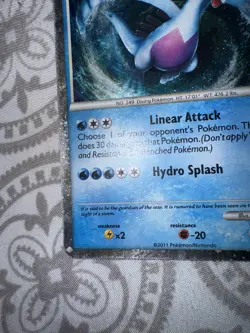 Pokemon TCG Shiny Lugia SL7 Holo Rare Card Call of Legends MP - Image 3