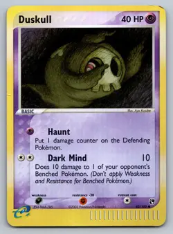 Pokemon Card - Duskull Sandstorm 62/100 Common Reverse Holo - Image 1
