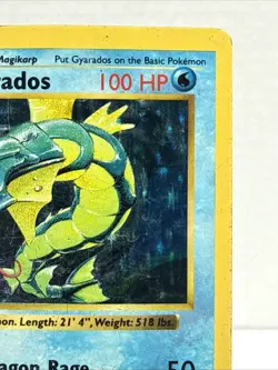 Pokemon Gyarados Shadowless 006/102 Base Set Holo Rare Card - HP - Image 3