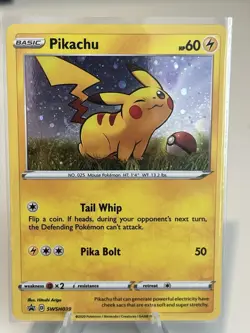 Pikachu SWSH039 SWSH: Sword & Shield Promo Cards Holo - Image 1