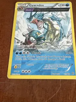 Pokemon Gyarados Full Art Holo Card 21/98 XY Ancient Origins 2015 NM TCG - Image 2