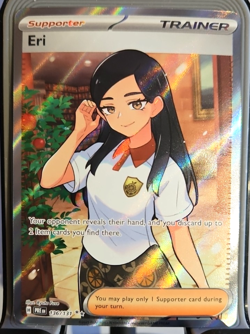 Eri Holo Full Art Double Rare Pokemon Prismatic Evolutions card English - Image 1