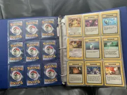 Huge Vintage Pokemon Card Binder Collection 189 Cards - WOTC Era Lot - Image 2