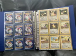 Huge Vintage Pokemon Card Binder Collection 189 Cards - WOTC Era Lot - Image 5