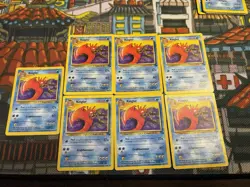 KINGLER - 38/62 - Fossil - Pokemon Card (x7) - Uncommon - Vintage- Set Of 7 💎🔥 - Image 2
