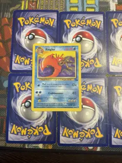 KINGLER - 38/62 - Fossil - Pokemon Card (x7) - Uncommon - Vintage- Set Of 7 💎🔥 - Image 5