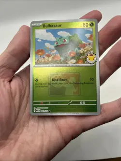 001/132 Bulbasaur 2026 Pokemon Day League Stamped Promo Card Mega TCG Play - Image 4