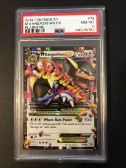 PSA 8, M Kangaskhan EX - 79/106 - Ultra Rare Flashfire - Pokemon Card - NM - Image 1