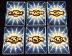 1999 Bandai Digimon Card Holographic Lot of 6 - Octomon St-37s Dolphmon St-35s - Image 2