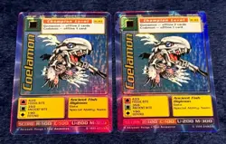 1999 Bandai Digimon Card Holographic Lot of 6 - Octomon St-37s Dolphmon St-35s - Image 5