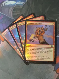 Galvanic Discharge x 4 - Foil | 7% Off 2+ | MH3 | NM | MTG - Image 1