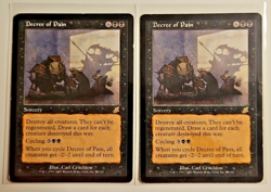 Decree of Pain 064 Reg Rare MTG Scourge HP x2 - Image 1