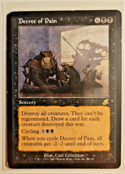 Decree of Pain 064 Reg Rare MTG Scourge HP x2 - Image 3