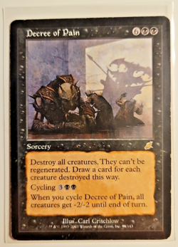 Decree of Pain 064 Reg Rare MTG Scourge HP x2 - Image 5