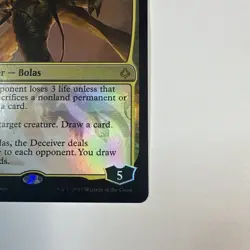 Foil Nicol Bolas, the Deceiver Foil Magic Gathering Hour of Devastation #205 FF - Image 4