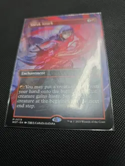 MTG Magic Sneak Attack 0079 Anime Borderless Wilds of Eldraine NM - Image 1