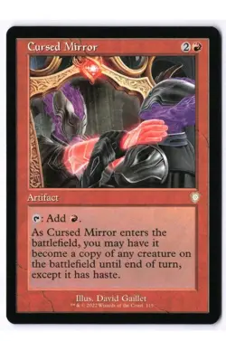 1x MTG Cursed Mirror (Retro Frame) - The Brothers' War Rare! NM Mint - Image 1