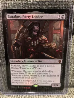 Burakos, Party Leader (Extended Art) Foil Battle for Baldur's Gate - Image 1