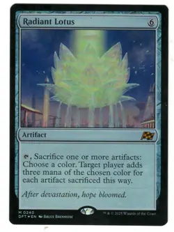 MTG Radiant Lotus Foil Aetherdrift Magic The Gathering TCG - Image 1