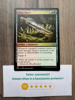 Mage Slayer 1x MTG Commander: Kamigawa: Neon Dynasty M/NM, English - Image 1