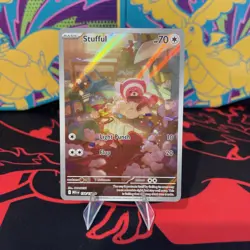 Pokemon: Stufful Illustration Rare IR Full Art Holo Mega 154/132 (Near Mint) - Image 1