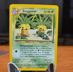 Vintage Pokemon Exeggutor Non-Holo Card 13/18 Southern Islands - Image 1
