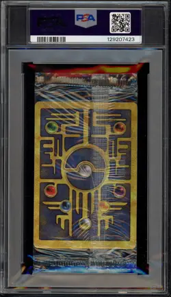Pokemon Ancient Mew Movie 2000 Promo Sealed Cello Pack BLK PSA 8 - Image 2